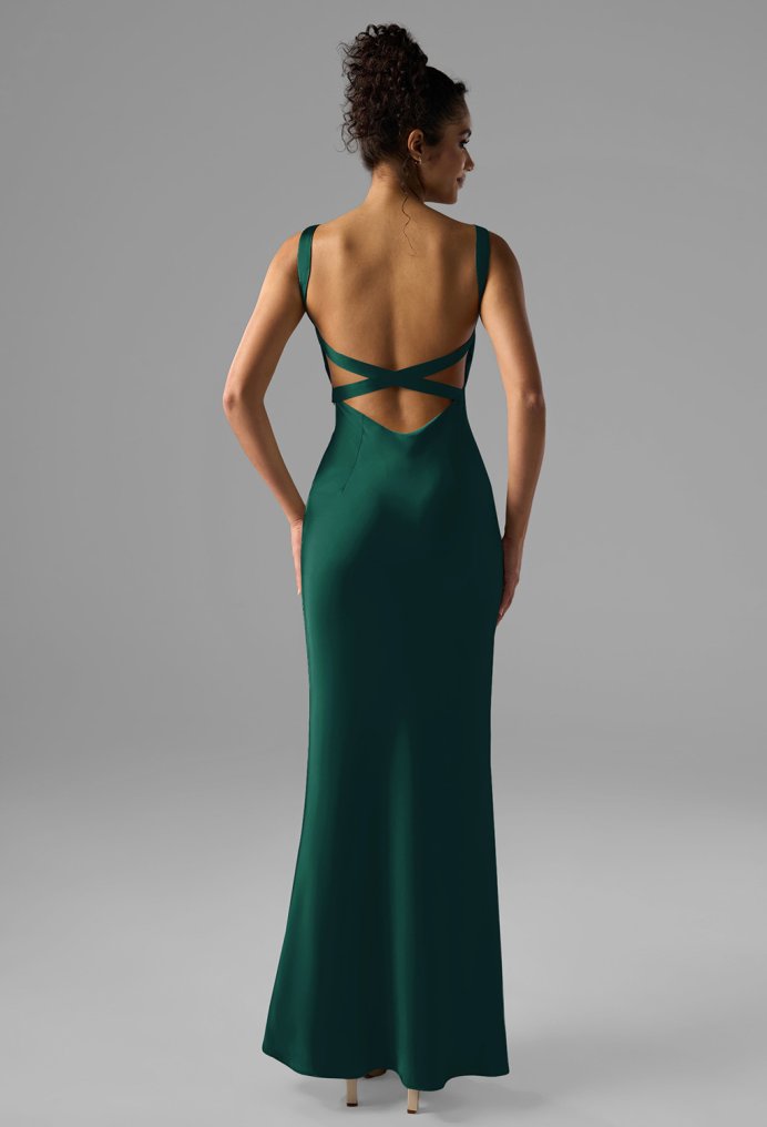 AW Armaan Hunter Green  Bridesmaid Dresses